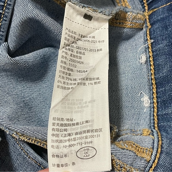 Abercrombie Kids Mid Rise Pull On Jean Legging Size 11/12 regular - Picture 3 of 10
